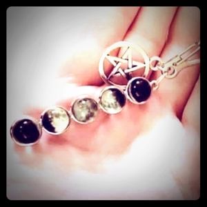 MOON PHASE KEY CHAIN